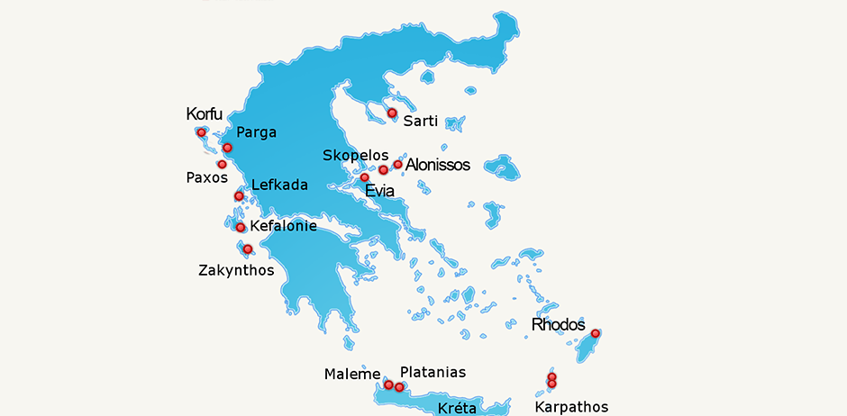 Melissa Travel - mapa